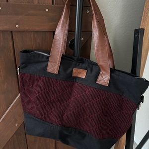 Krochet Kids "The Cooper" Overnight Bag - Color: Zinfandel